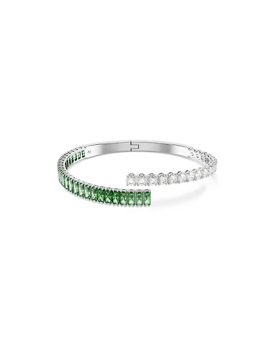 Swaroski Matrix Rhodium Plated Bangle