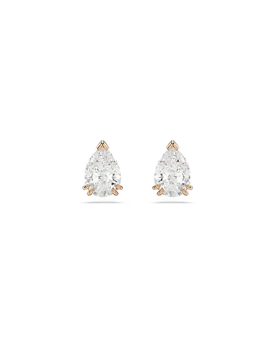 Swarovski Stilla Rose Gold-Tone Plated Stud Earrings