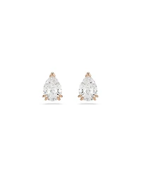 Swarovski Stilla Rose Gold-Tone Plated Stud Earrings