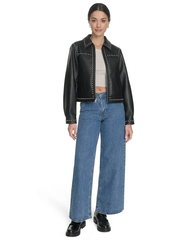 Levi's Women's Studded Zipper Jacket