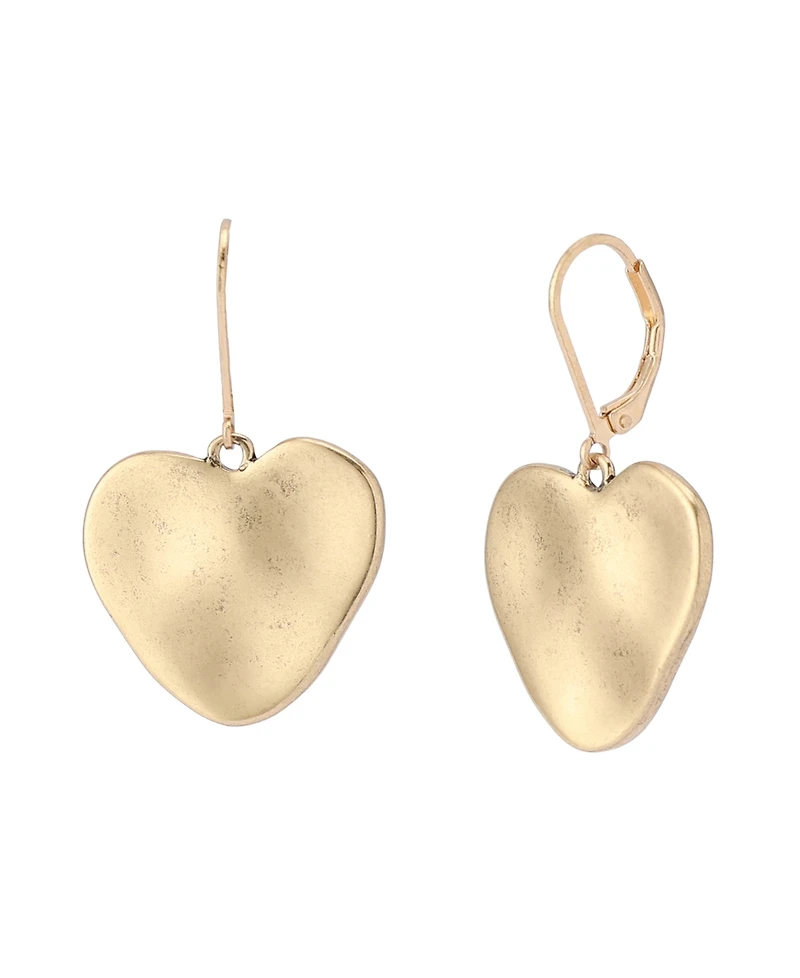 Robert Lee Morris Soho Heirloom Charms Heart Drop Earrings