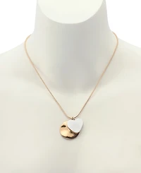 Robert Lee Morris Soho Gold Heirloom Charms Mixed Coin Pendant Necklace