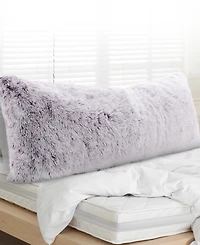Cheer Collection Faux Fur Body Pillow, 20" x 54"