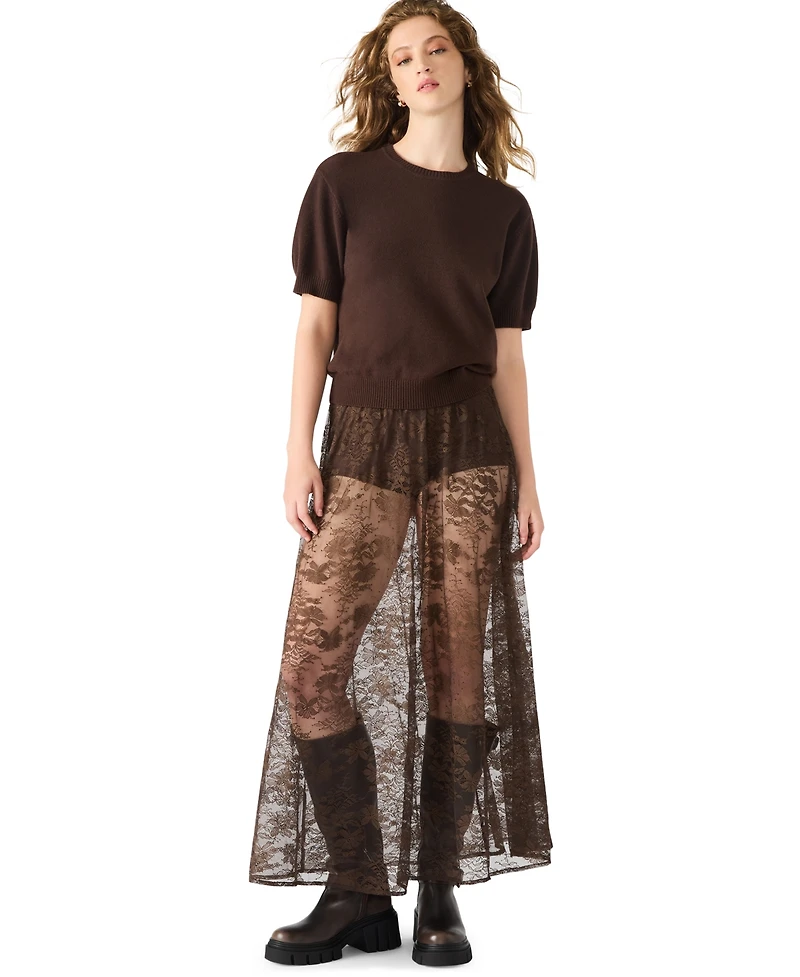 Steve Madden Women's Gisela Pull-On Maxi Skirt