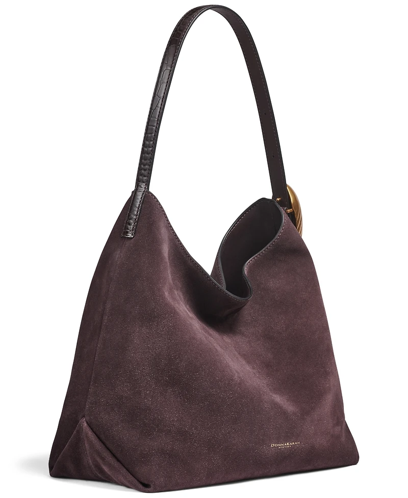 Donna Karan New York Georgette Suede Medium Bucket Bag