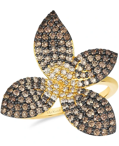 Le Vian Chocolate Ombre Diamond Ring (1.11 ct. t.w.) in 14K Honey Gold