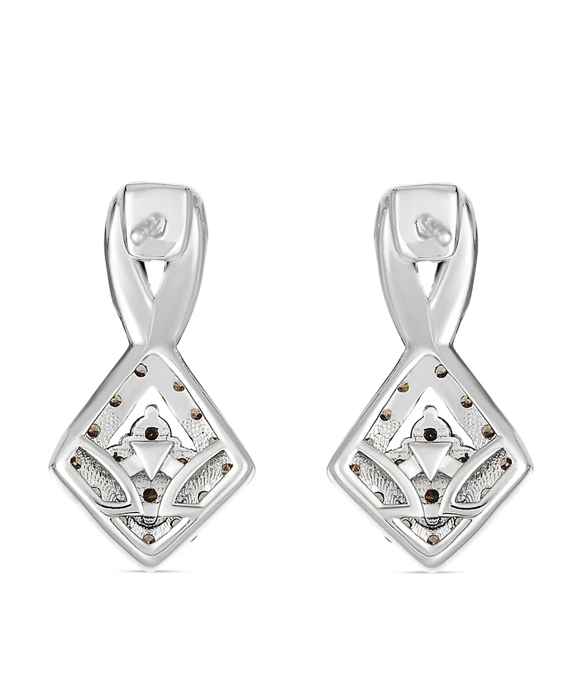 Le Vian Nude and Chocolate Diamond Drop Earrings ( 0.41 ct. t.w.) in 14K Vanilla Gold