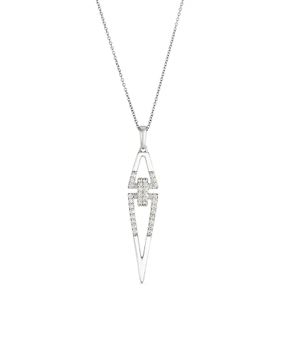 Le Vian Vanilla Diamond (.34 ct. t.w.) Asymmetric Pendant Necklace in 14K Vanilla Gold