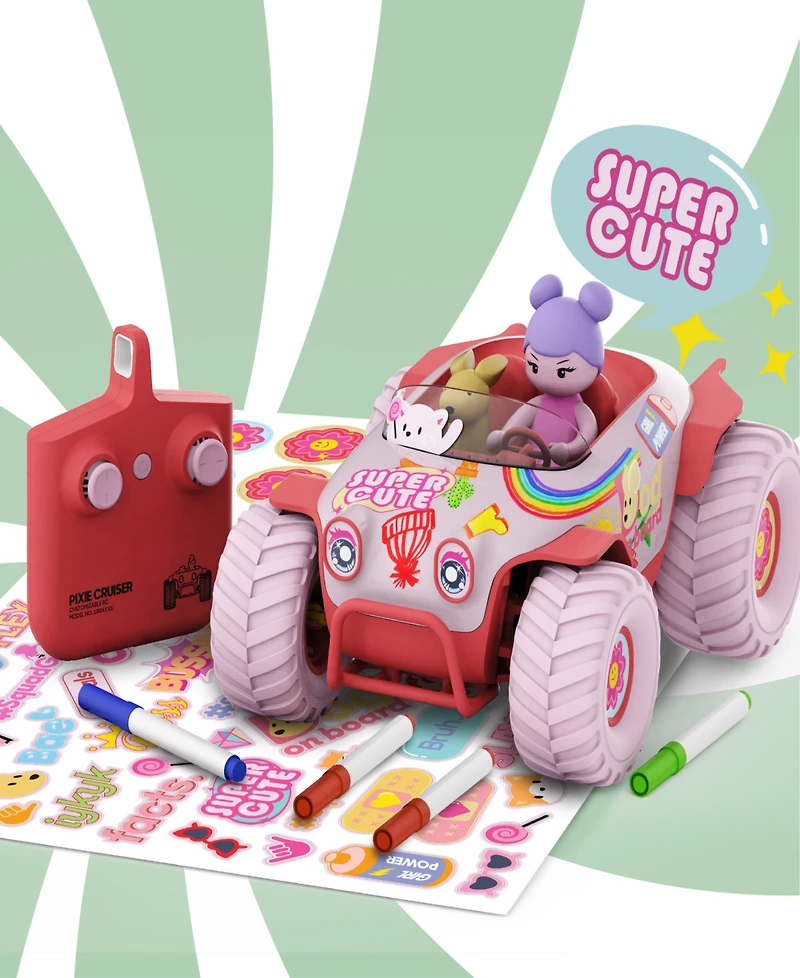 Sharper Image Pixie Cruiser Doodle Customizable Remote-Control Car