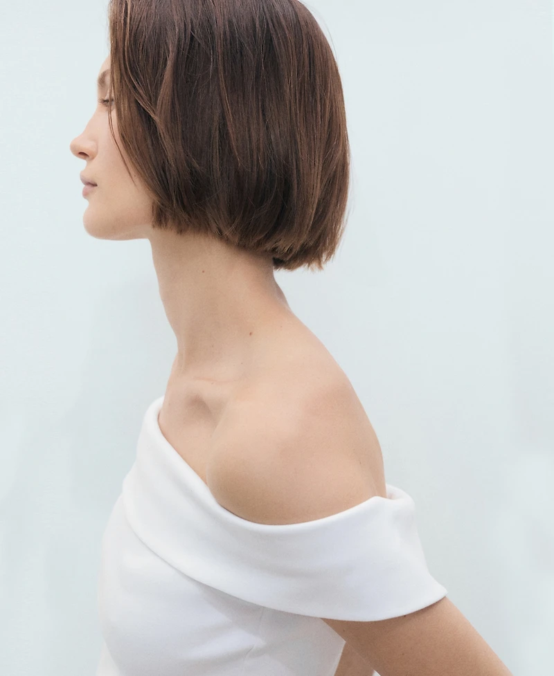 Mango Women's Strapless Top