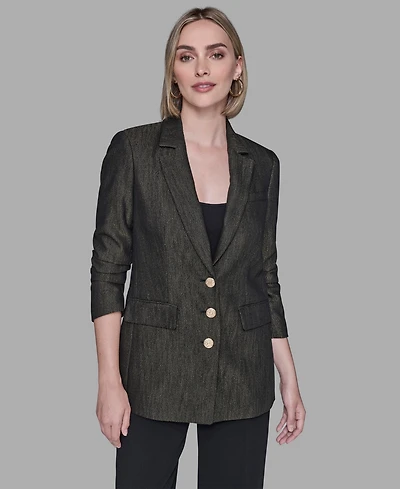 Karl Lagerfeld Paris Women's Long Sleeves Blazer