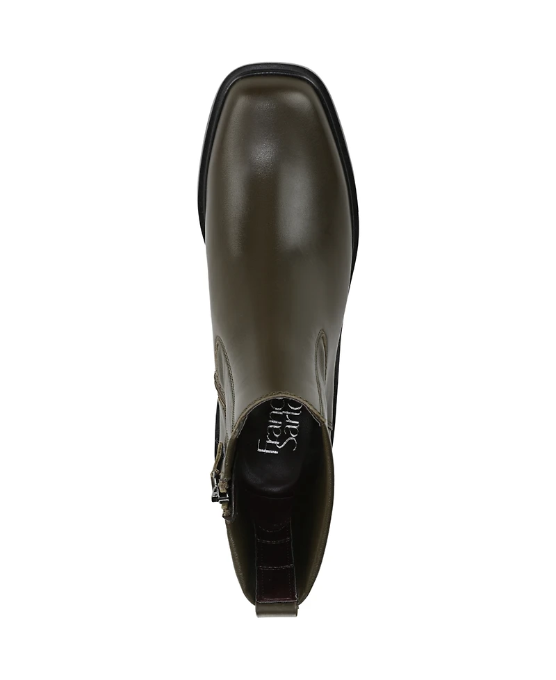 Franco Sarto Women's Gracely Block Heel Zip Short Boots