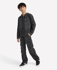 abercrombie kids Boys Baggy Denim Cargo Pants