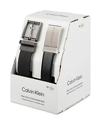 Calvin Klein Men's 2-Piece Belt Gift Set