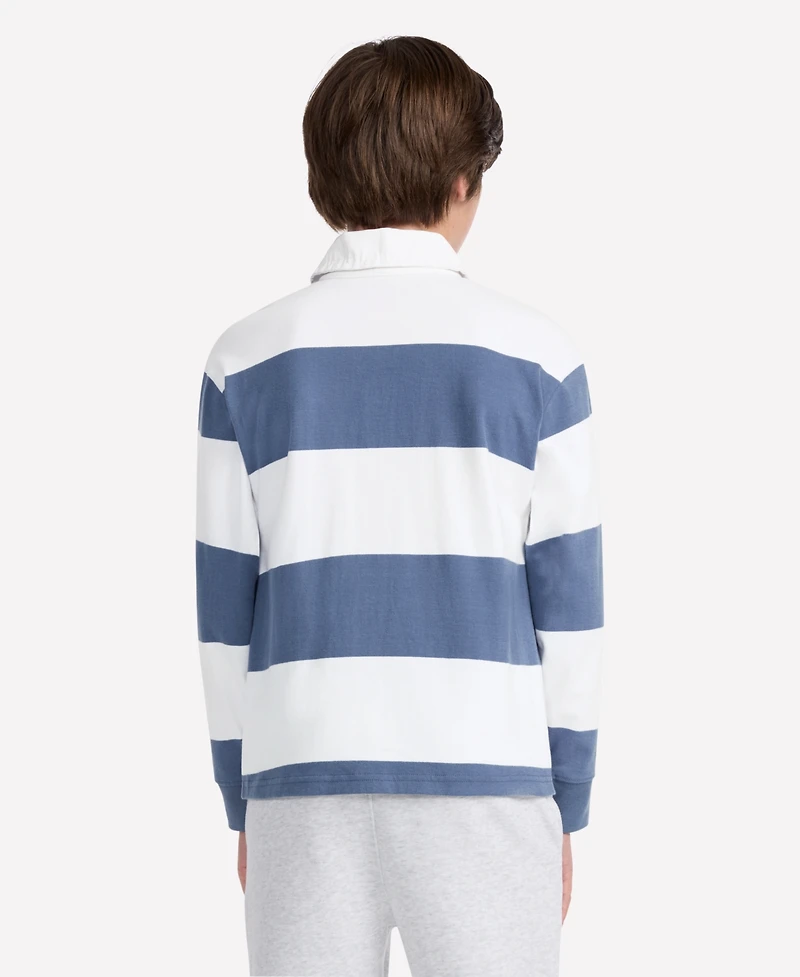 abercrombie kids Boys 4-20 Long Sleeve Rugby Polo Shirt