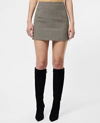 French Connection Women's Houndstooth Mini Skirt