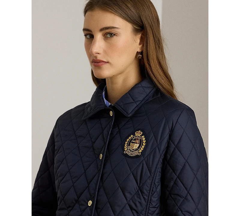 Lauren Ralph Women's Quilted Crest Jacket