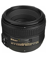 Nikon 50mm f/1.4G Af-s Nikkor Lens, Bundle with ProOptic 58mm Filter Kit, Lens Case, Lens Cleaner, Cleaning Kit, Lens Cap Tether