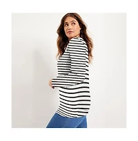 June + Vie Women's June + Vie Long-Sleeve Crewneck One + Only Tee