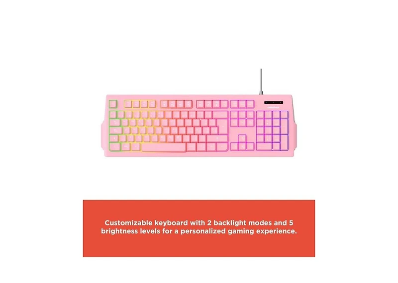 RadioShack Keyboard And Mouse 2.4G Wireless Combo White 2607124