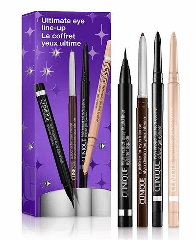 Clinique 4-Piece Ultimate Eye Line-Up Eyeliner Gift Set