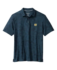 Tommy Bahama Men's Navy Notre Dame Fighting Irish Palm Fresco Hibiscus IslandZone Polo Shirt