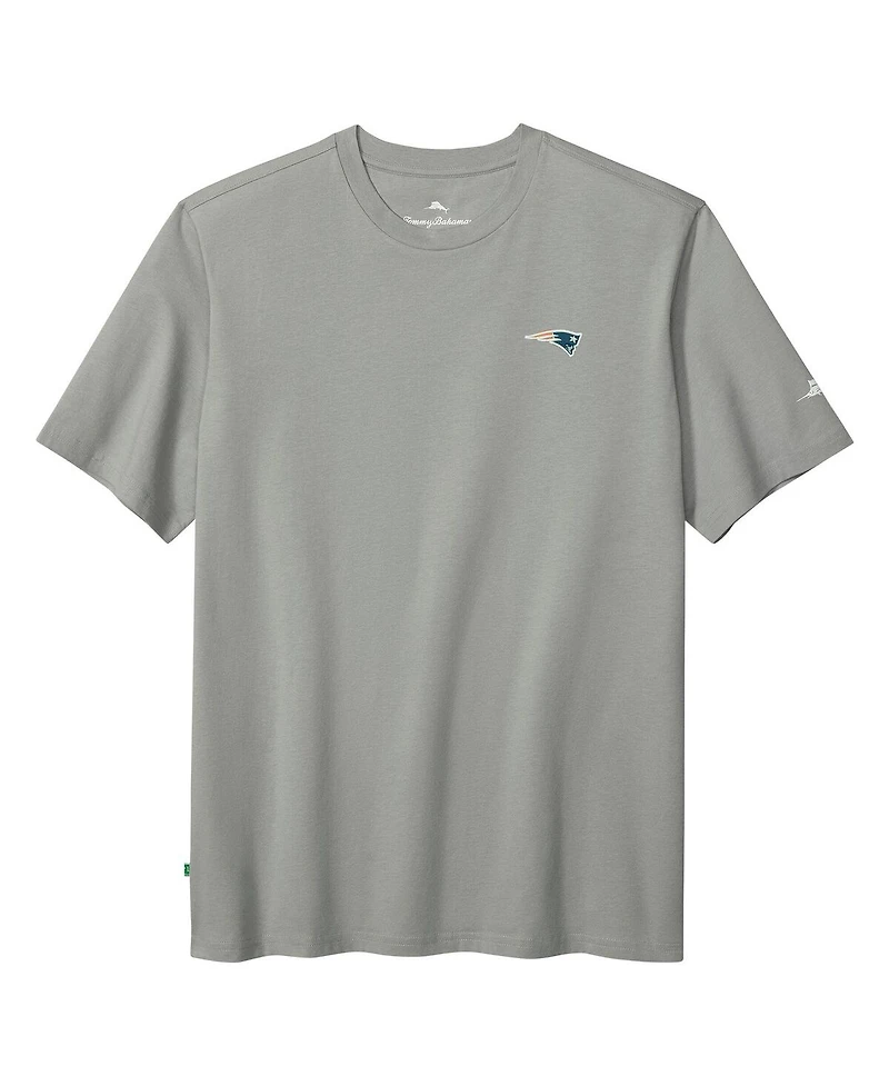 Tommy Bahama Men's Gray New England Patriots Huddle Hang Tens T-Shirt