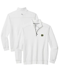Tommy Bahama Men's White Notre Dame Fighting Irish Montego Bay Half-Zip Jacket