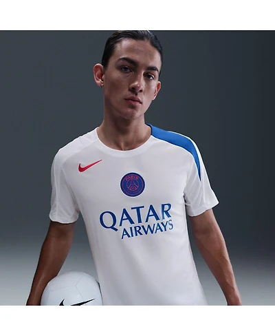 Nike Men's White Paris Saint-Germain 2025/26 Strike Dri-fit T-Shirt