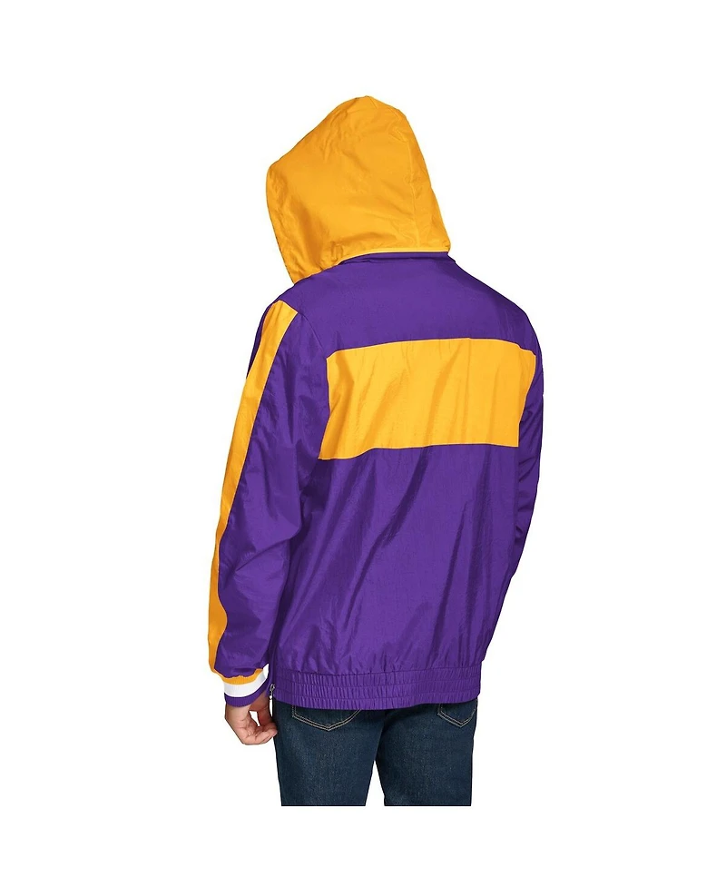 Tommy Hilfiger Men's Purple Minnesota Vikings Gael Lightweight Half-Zip Hoodie Jacket