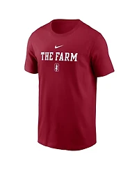 Nike Men's Cardinal Stanford 2-Hit Stacked T-Shirt
