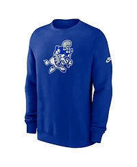 Nike Men's Royal Dallas Cowboys Swing Pass Rewind Club Pullover Sweatshirt