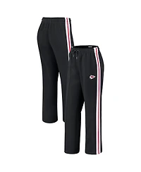 Wear by Erin Andrews Women's Black Kansas City Chiefs Color-Block Straight Leg Pants