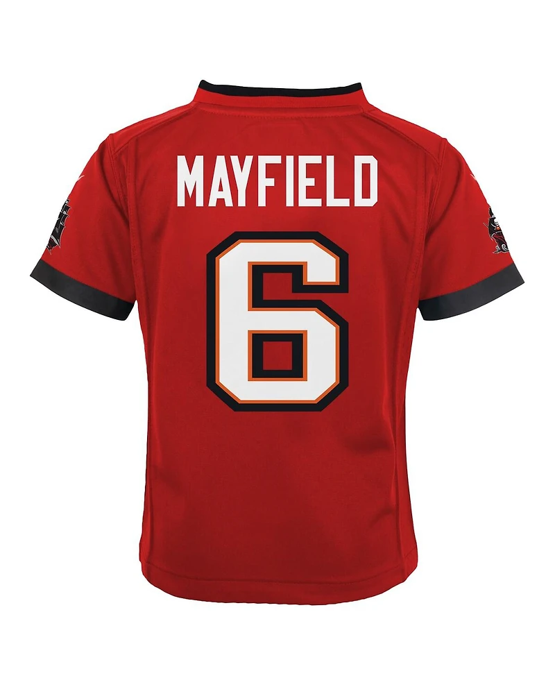 Nike Baby Boys and Girls Baker Mayfield Red Tampa Bay Buccaneers Team Player Game Jersey
