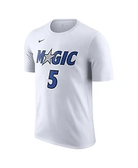 Nike Men's Paolo Banchero White Orlando Magic Association Edition Name Number T-Shirt