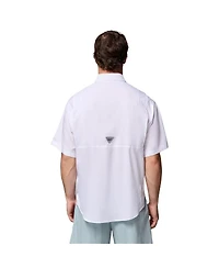 Columbia Men's White Kentucky Wildcats Tamiami Omni-Shade Button-Down Shirt
