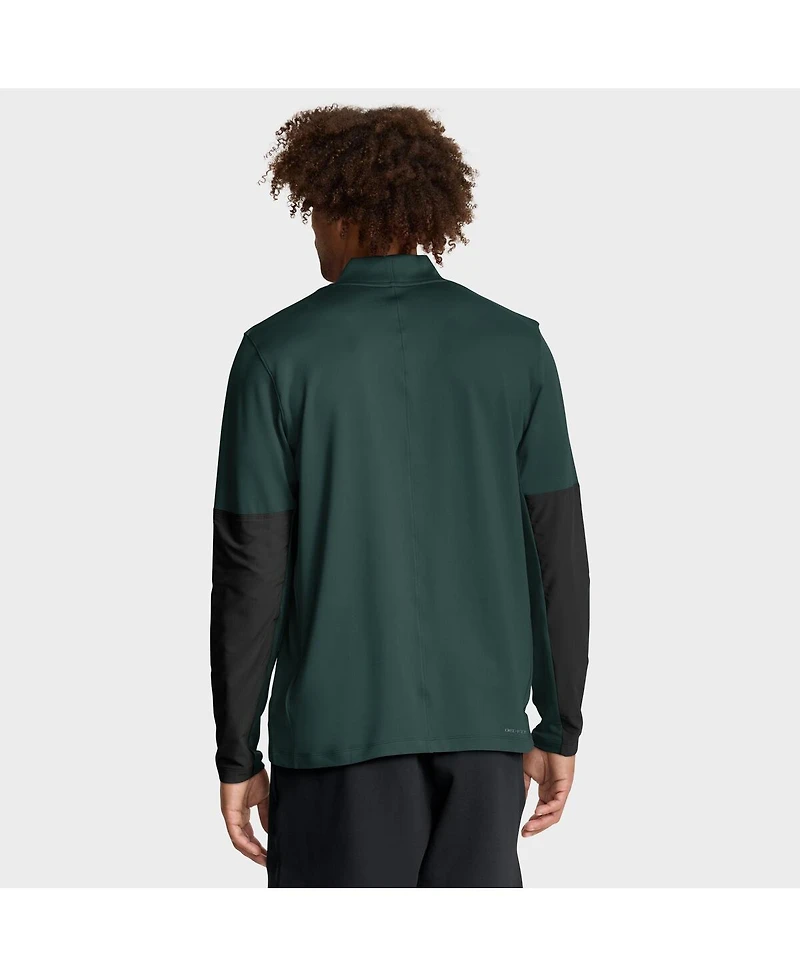 Nike Men's Green Michigan State Spartans One Goal Performance Half-Zip Pullover Sweatshirt