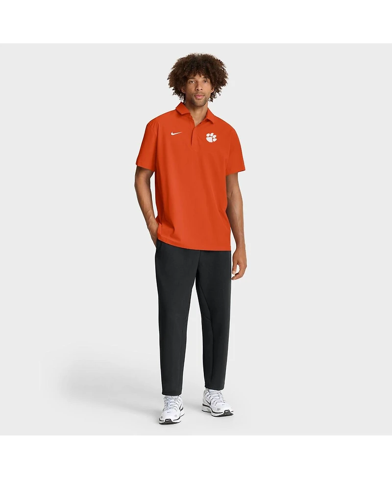 Nike Men's Orange Clemson Tigers 2025 Coaches Sideline Polo Shirt