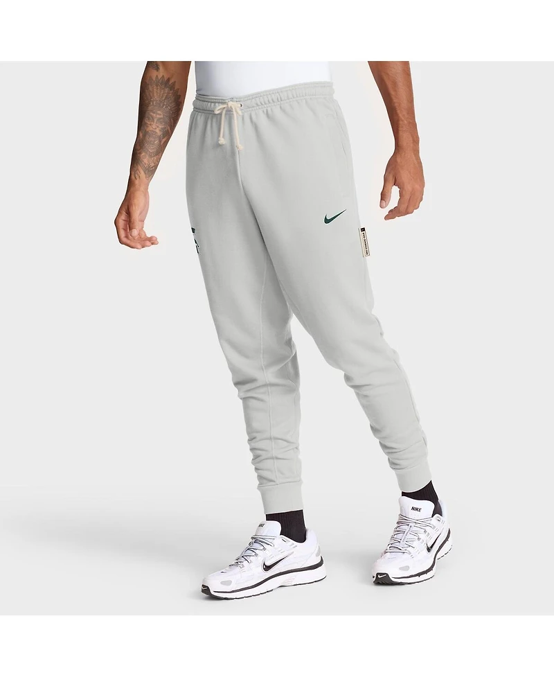 Nike Men's Gray Michigan State Spartans 2025 Sideline Standard Issue Dri-fit Taper Pants
