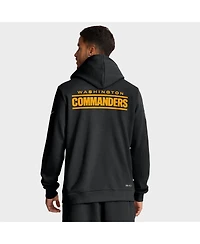 Nike Men's Black Washington Commanders Sideline Standard Issue Initial Home Dri-fit Hoodie
