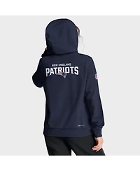 Nike Women's Navy New England Patriots Sideline Standard Issue Initial Home Dri-fit Hoodie