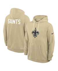 Nike Men's Gold New Orleans Saints Sideline Standard Issue Alt 2 Dri-fit Hoodie
