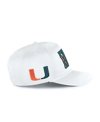 '47 Women's Brand White Miami Hurricanes Outspoken Hitch Adjustable Hat