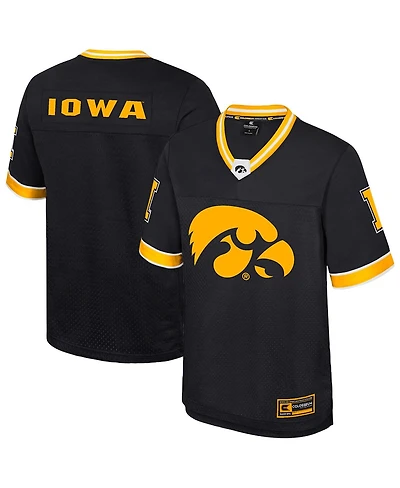 Colosseum Men's Black Iowa Hawkeyes Nothing but the Hits Football Jersey