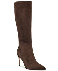 Nine West Womens Cook Tall Stiletto Dress Boots Regular Wide Calf