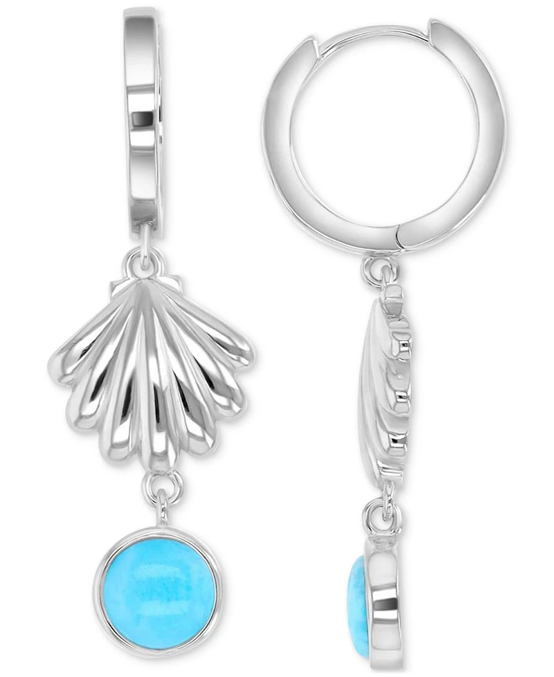 Macy's Opal (2.60 ct. t.w.) Earrings in Sterling Silver