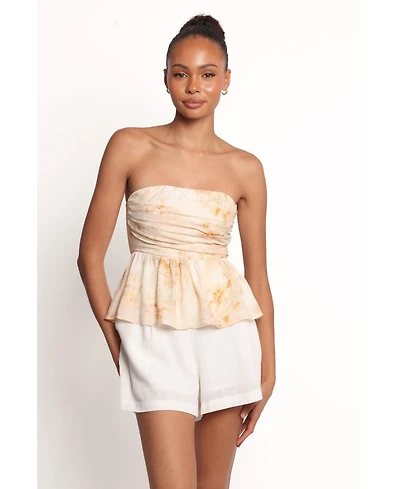 Petal and Pup Women's Maia Strapless Top - Floral