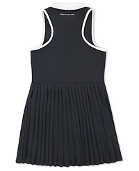 abercrombie kids Girls Half-Zip Pleated Mini Dress
