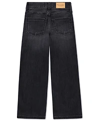 abercrombie kids Girls High-Rise Embellished Wide Leg Jeans