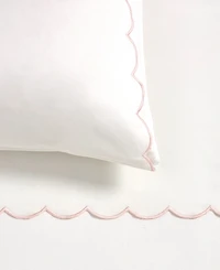 Peri Home Scallop 300-Thread Count Cotton 3-Pc. Sheet Set, Twin